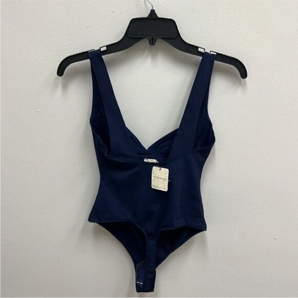 Free People Dusk To Dawn Bodysuit Blue XS - Picture 3 of 4